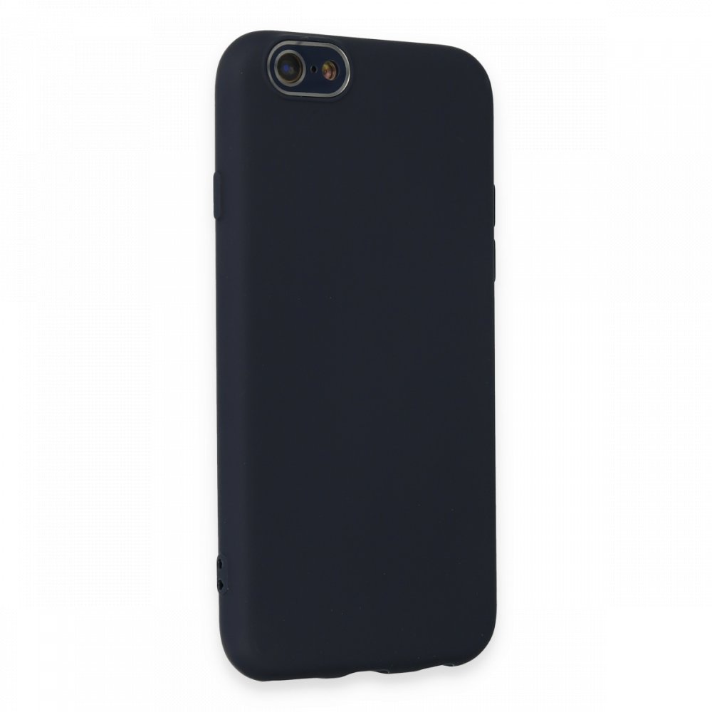 iPhone 6 Kılıf Lansman Glass Kapak - Lacivert  iPhone 6 Kılıf Lansman Glass Kapak - Lacivert
