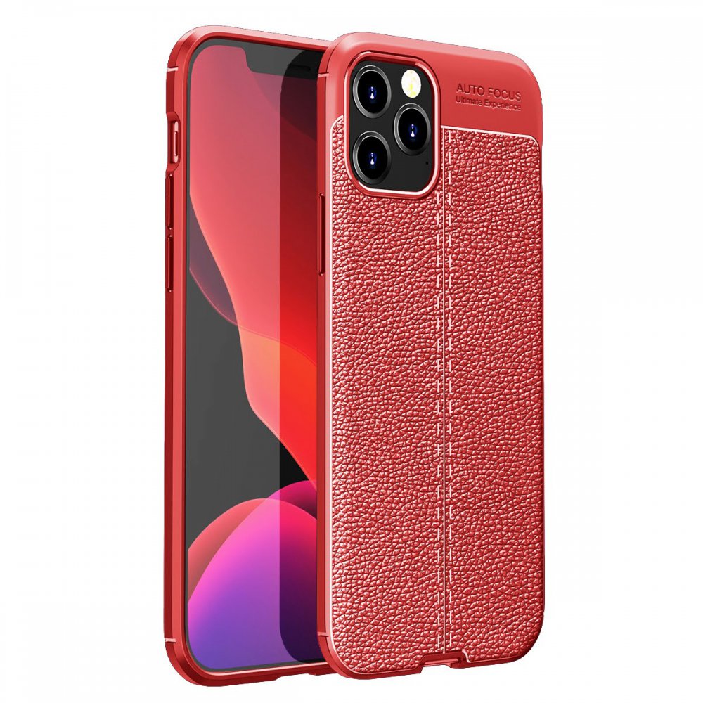 iPhone 12 Pro Kılıf Auto Focus Kapak - Kırmızı iPhone 12 Pro Kılıf Auto Focus Kapak - Kırmızı
