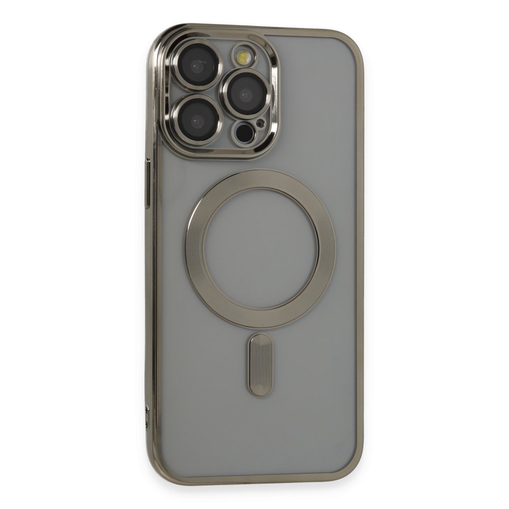  iPhone 14 Pro Max Kılıf Kross Magneticsafe Kapak - Titan Gri