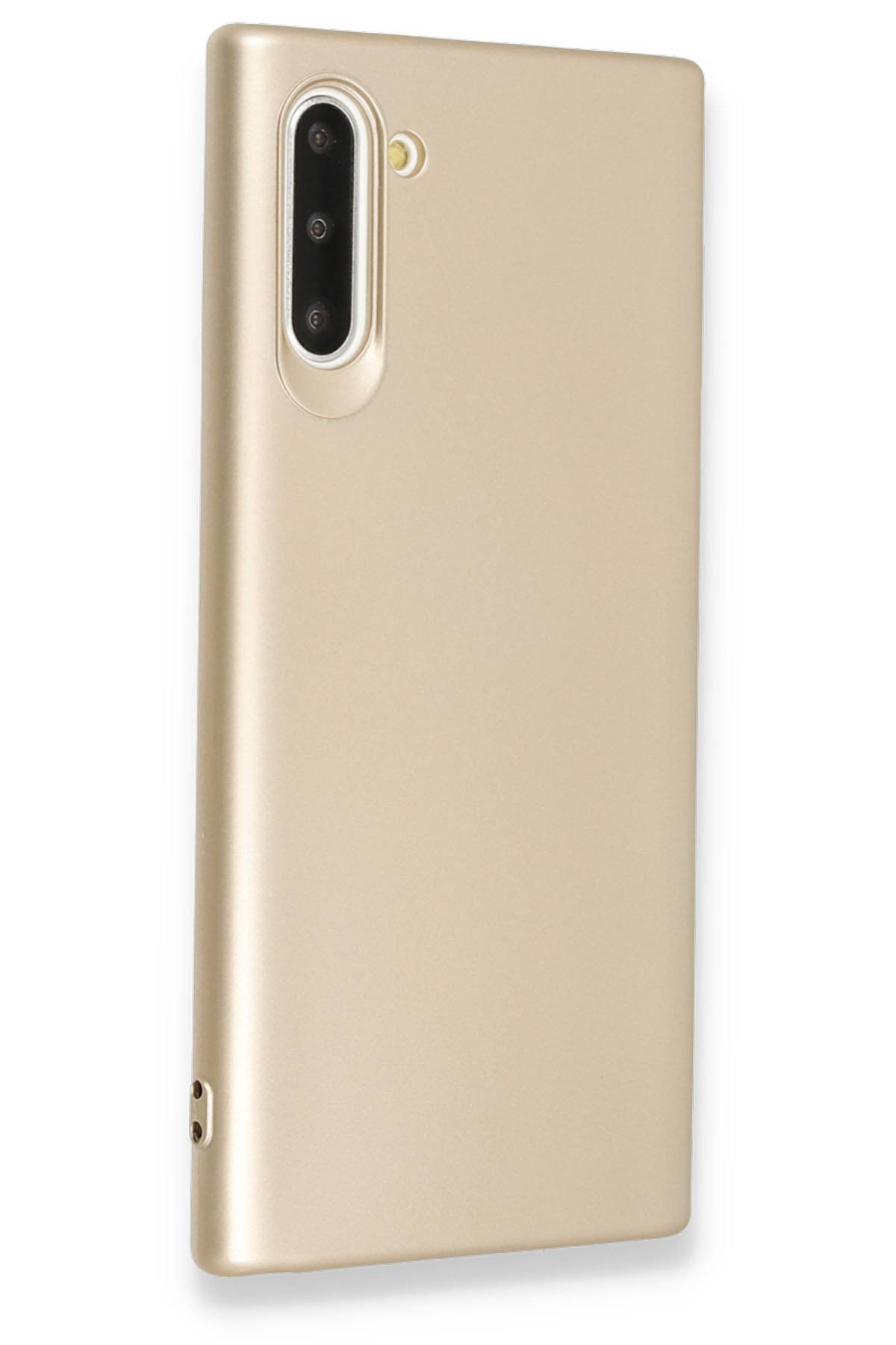  Samsung Galaxy Note 10 Kılıf First Silikon - Gold