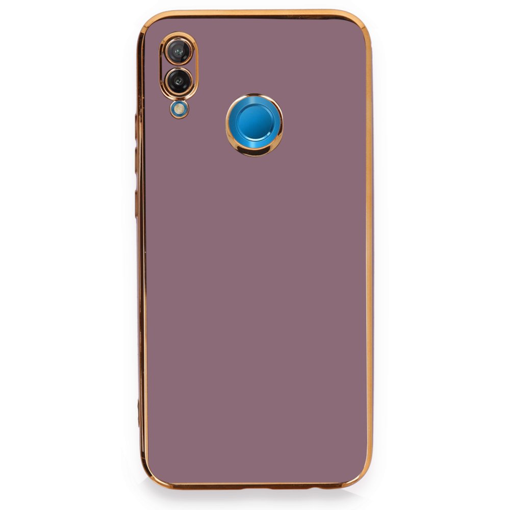 Huawei P20 Lite Kılıf Volet Silikon - Mor Huawei P20 Lite Kılıf Volet Silikon - Mor