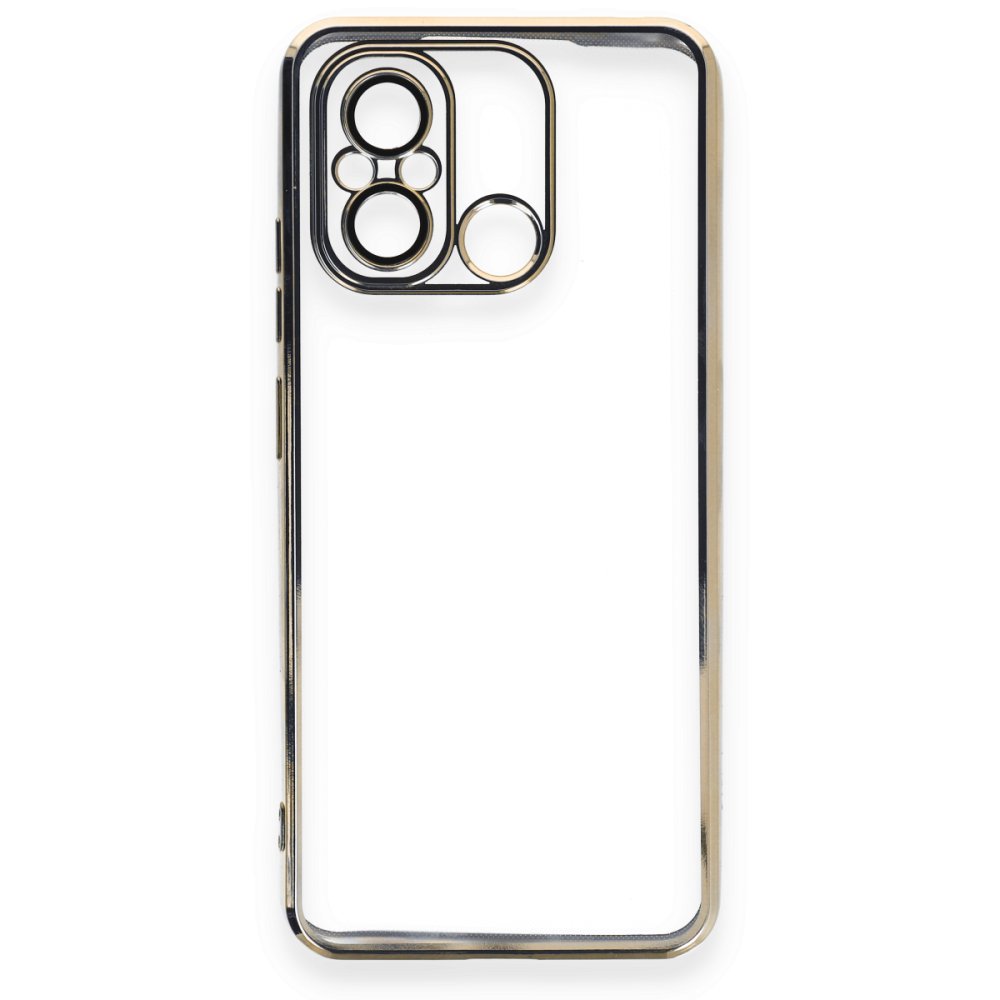Redmi 12C Kılıf Razer Lensli Silikon - Gold