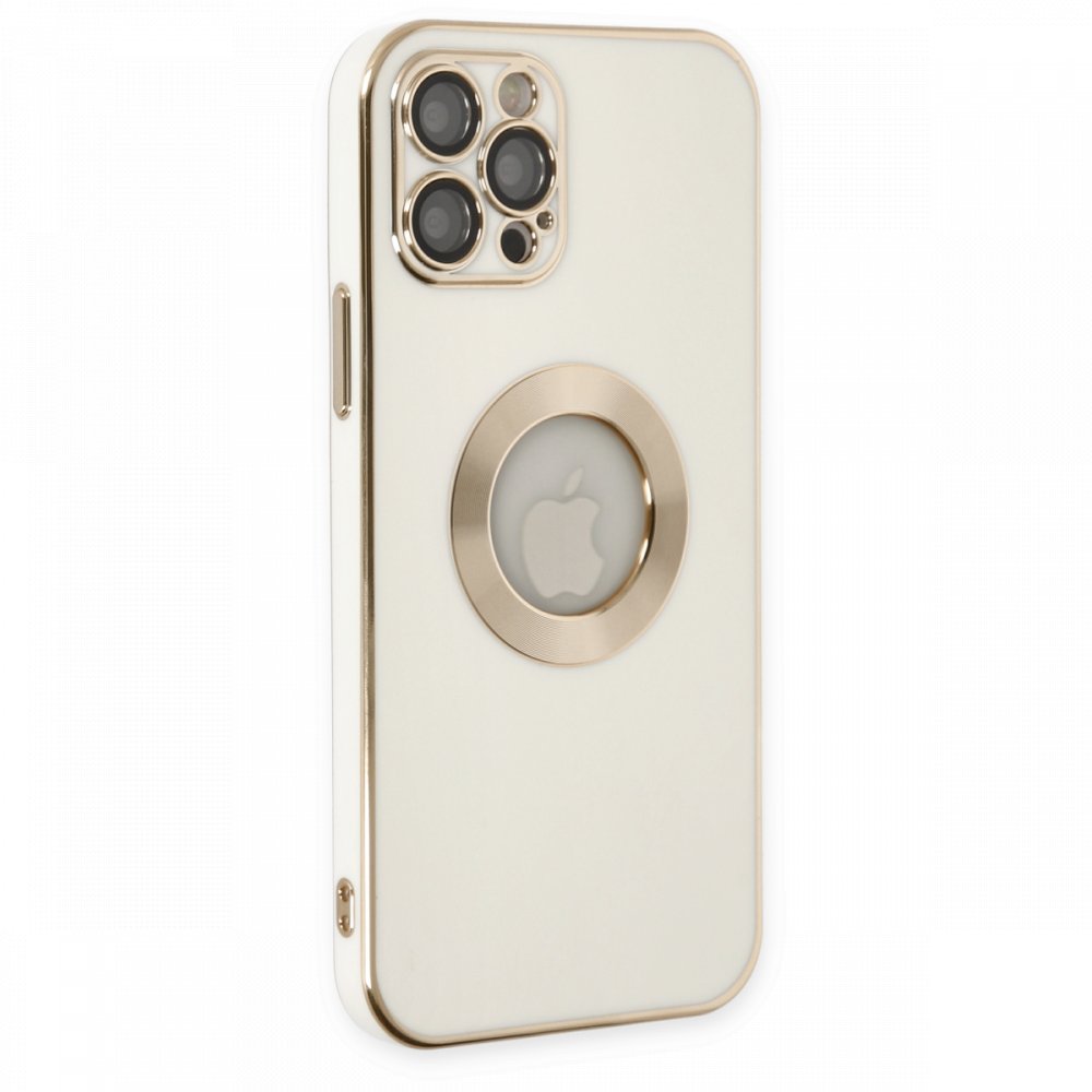  iPhone 12 Pro Kılıf Store Silikon - Beyaz