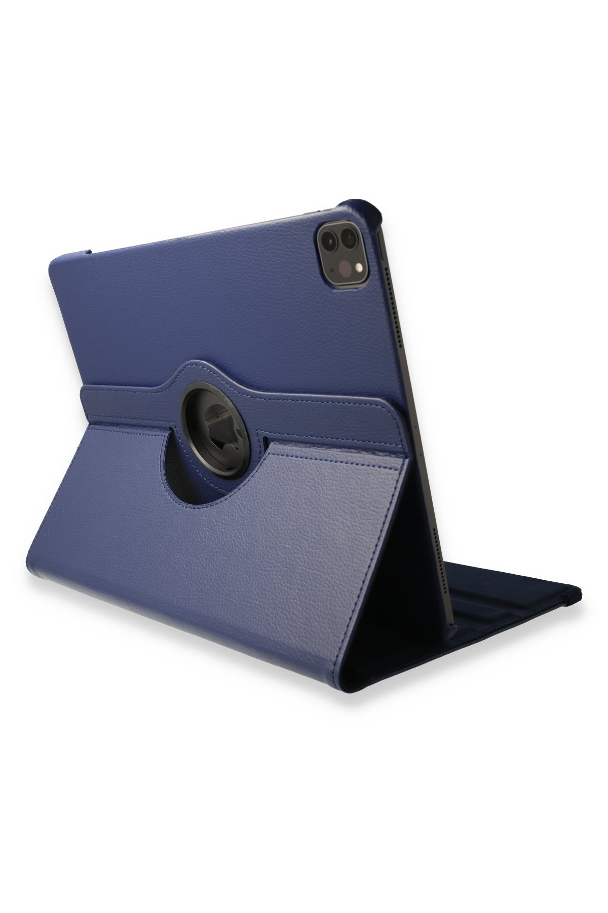  iPad Pro 12.9 (2018) Kılıf 360 Tablet Deri Kılıf - Lacivert