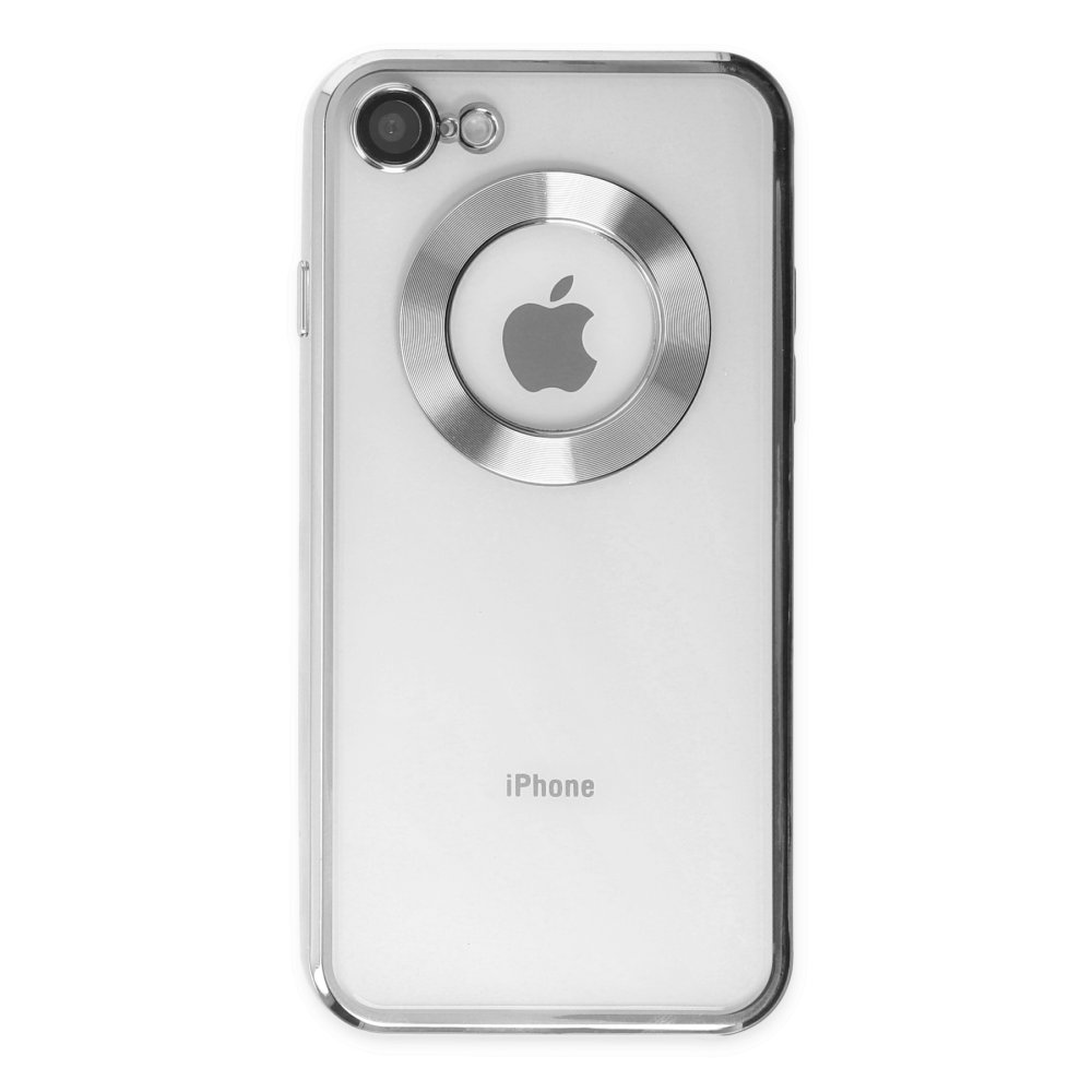 iPhone 8 Kılıf Slot Silikon - Gümüş iPhone 8 Kılıf Slot Silikon - Gümüş