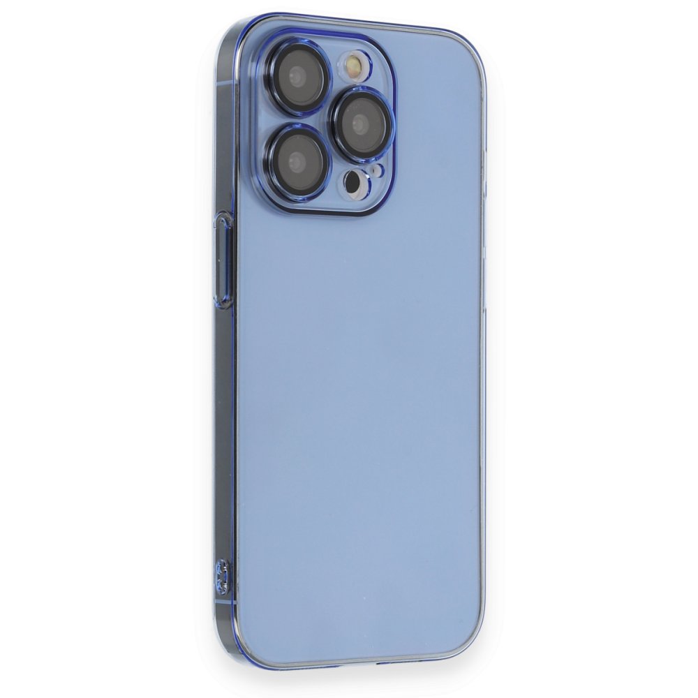 iPhone 13 Pro Max Kılıf Armada Lensli Kapak - Sierra Blue iPhone 13 Pro Max Kılıf Armada Lensli Kapak - Sierra Blue