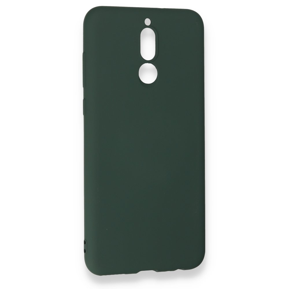 Huawei Mate 10 Lite Kılıf Nano içi Kadife Silikon - Koyu Yeşil  Huawei Mate 10 Lite Kılıf Nano içi Kadife Silikon - Koyu Yeşil