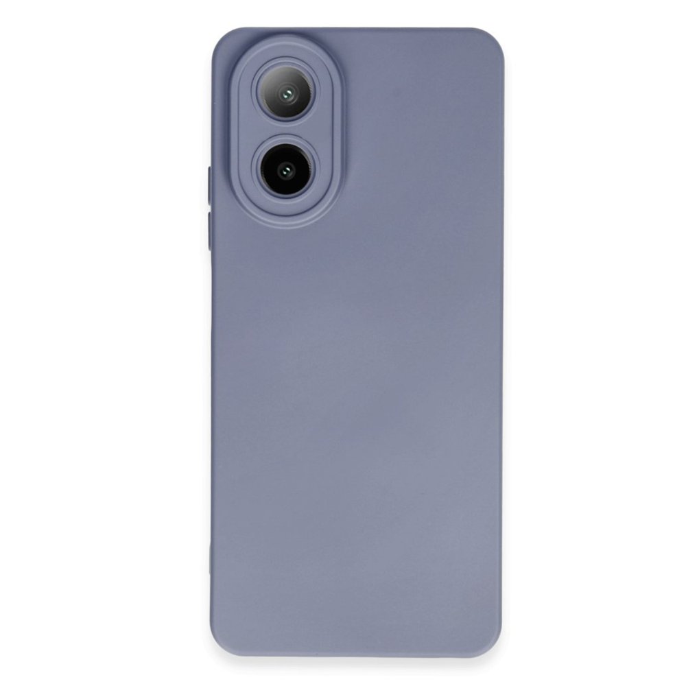 Oppo A38 Kılıf Nano içi Kadife Silikon - Gri Oppo A38 Kılıf Nano içi Kadife Silikon - Gri