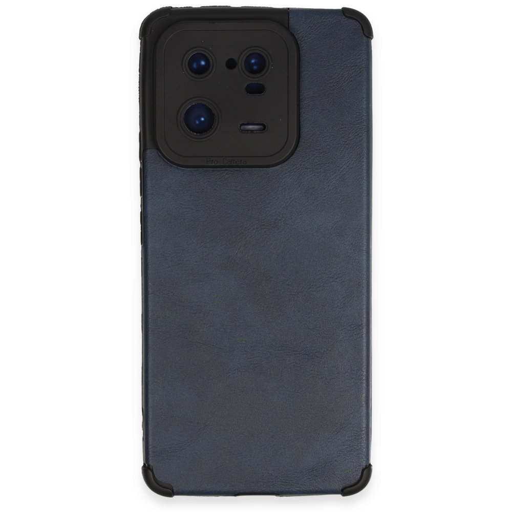  Xiaomi Mi 13 Pro Kılıf Loop Deri Silikon - Lacivert