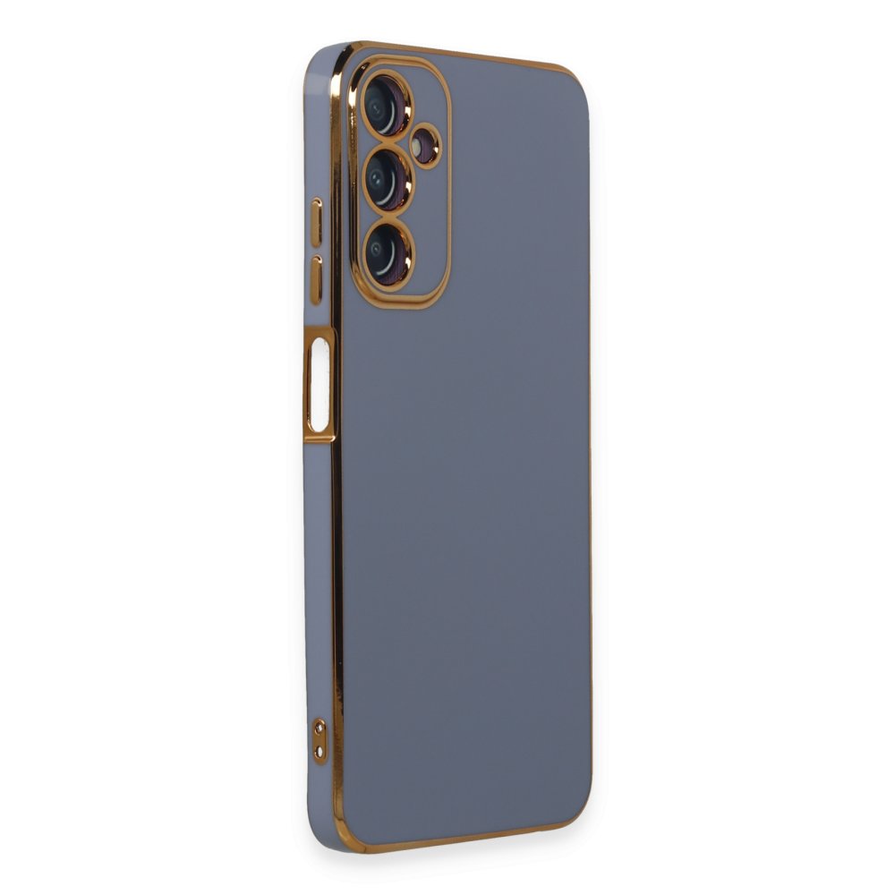 Samsung Galaxy A05S Kılıf Volet Silikon - Mavi