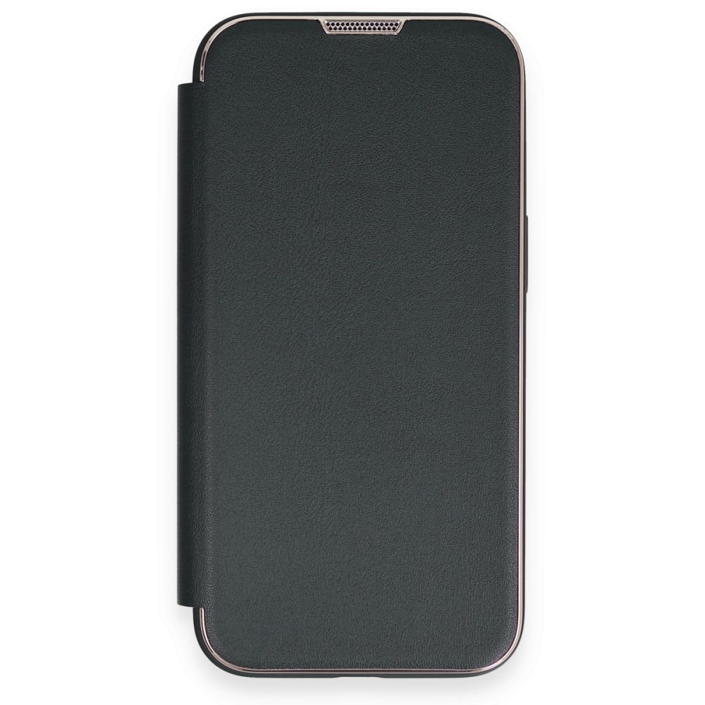 iPhone 14 Kılıf Dolpin Kapaklı - Koyu Yeşil iPhone 14 Kılıf Dolpin Kapaklı - Koyu Yeşil