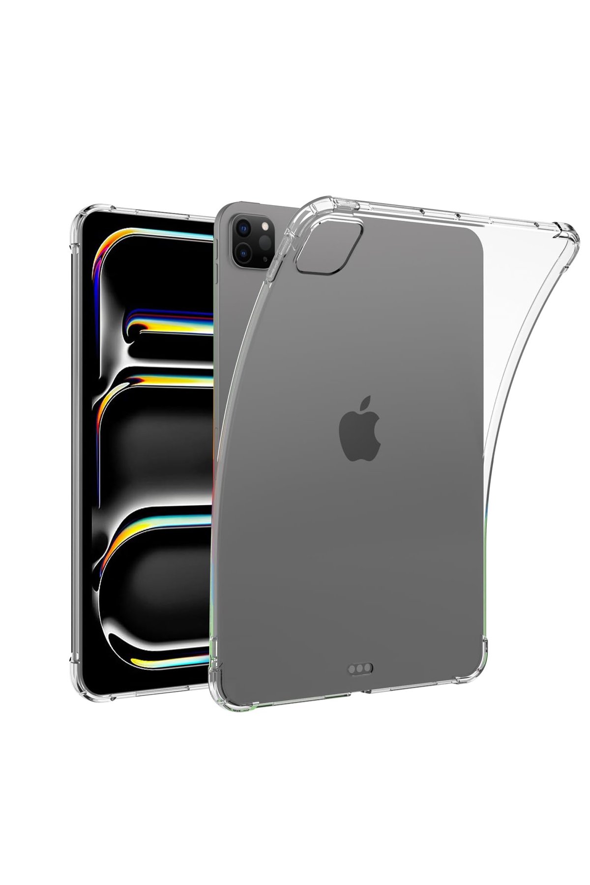 iPad Pro 11 (2024) Kılıf Anti Şeffaf Tablet Silikon - Şeffaf iPad Pro 11 (2024) Kılıf Anti Şeffaf Tablet Silikon - Şeffaf