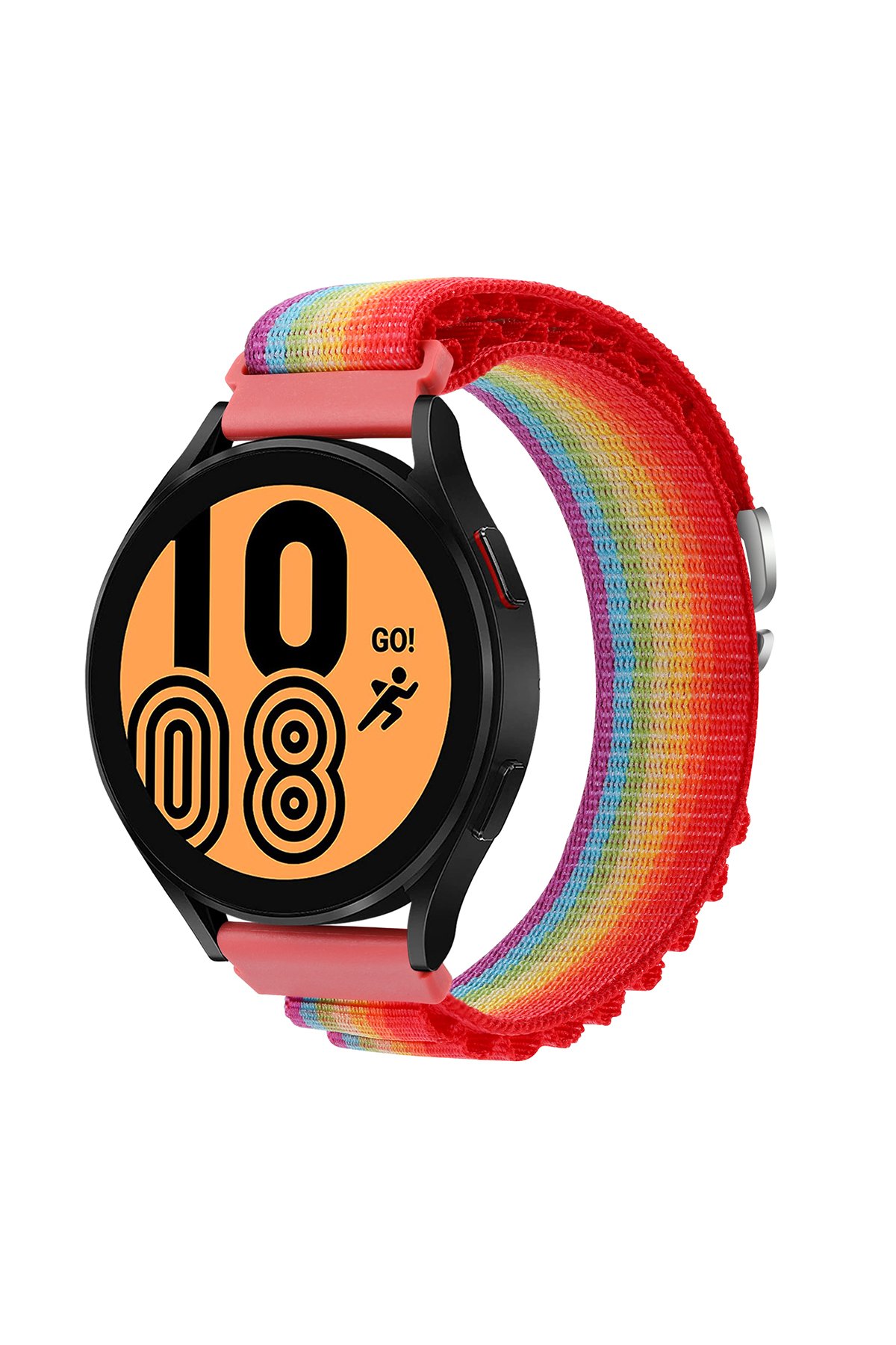  Watch 22mm KR410 Kumaş Kordon - Gökkuşağı 1