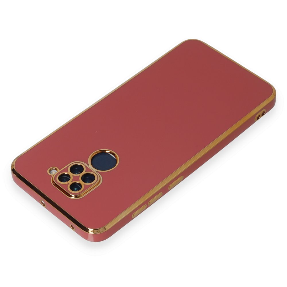 Redmi Note 9 Kılıf Volet Silikon - Kırmızı