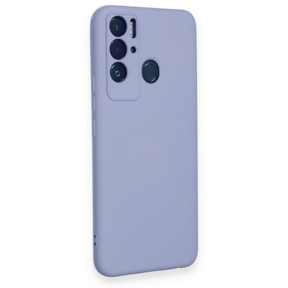 Tecno Pova Neo Kılıf Nano içi Kadife Silikon - Lila Tecno Pova Neo Kılıf Nano içi Kadife Silikon - Lila