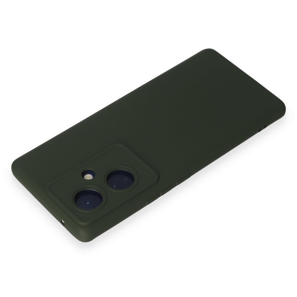 Vivo V29 Lite Kılıf Nano içi Kadife Silikon - Koyu Yeşil Vivo V29 Lite Kılıf Nano içi Kadife Silikon - Koyu Yeşil