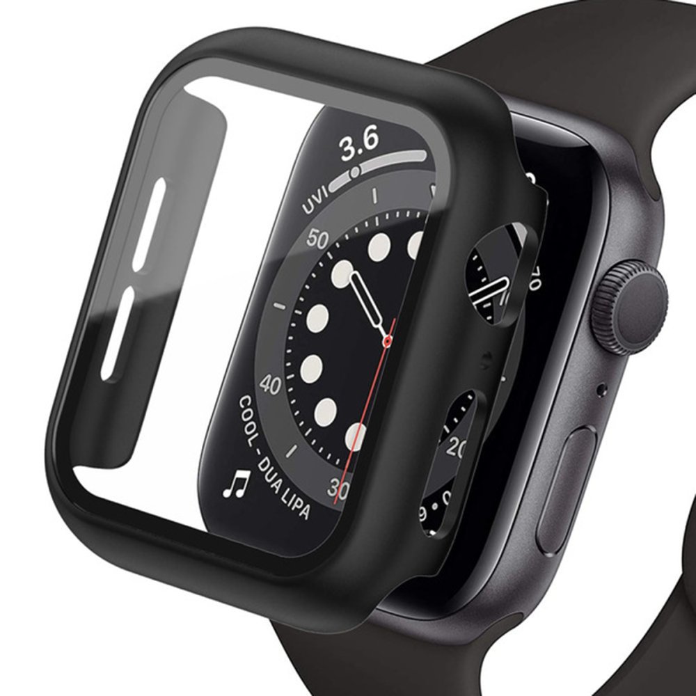  Apple Watch Ultra 49mm Camlı Kasa Ekran Koruyucu - Siyah