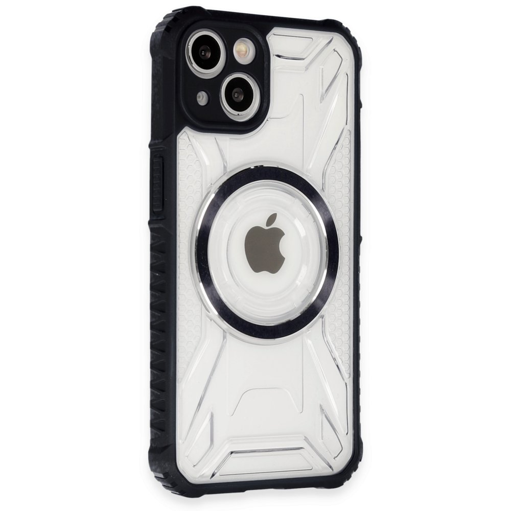  iPhone 14 Kılıf Prag Magneticsafe Kapak - Siyah