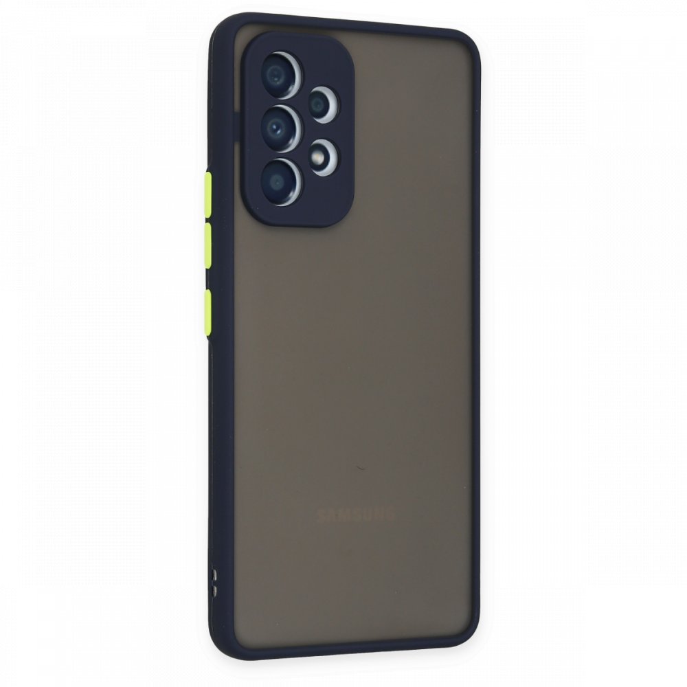  Samsung Galaxy A33 5G Kılıf Montreal Silikon Kapak - Lacivert