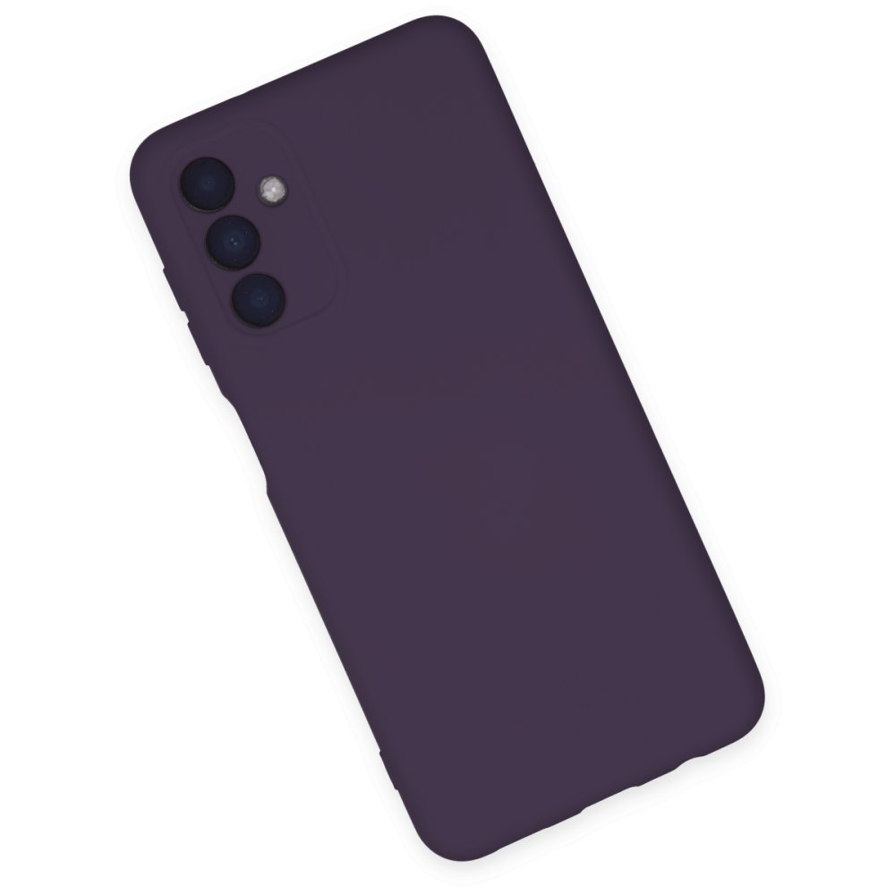 Samsung Galaxy A04S Kılıf Nano içi Kadife Silikon - Mor