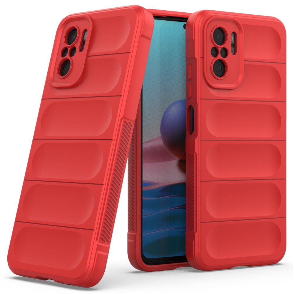 Redmi Note 10S Kılıf Optimum Silikon - Kırmızı