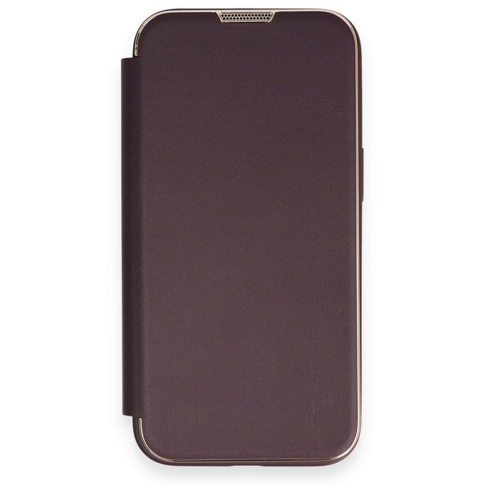 iPhone 14 Pro Max Kılıf Dolpin Kapaklı - Derin Mor  iPhone 14 Pro Max Kılıf Dolpin Kapaklı - Derin Mor