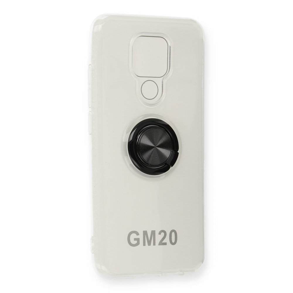  General Mobile GM 20 Kılıf Gros Yüzüklü Silikon - Siyah