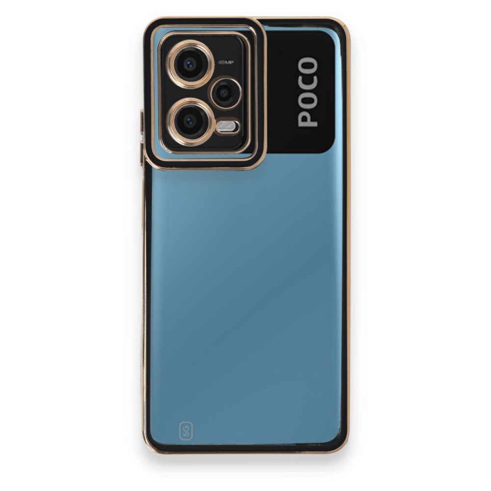  Xiaomi Poco X5 5G Kılıf Liva Lens Silikon - Siyah