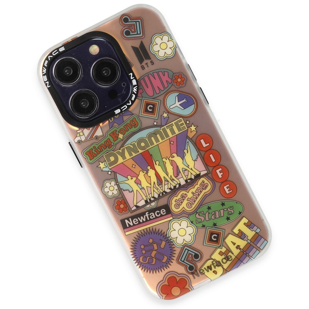  iPhone 14 Pro Max Kılıf Estoril Desenli Kapak - Estoril - 14