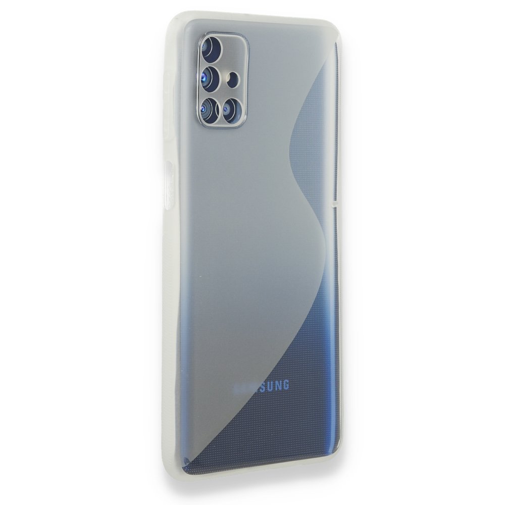  Samsung Galaxy M31S Kılıf S Silikon - Şeffaf