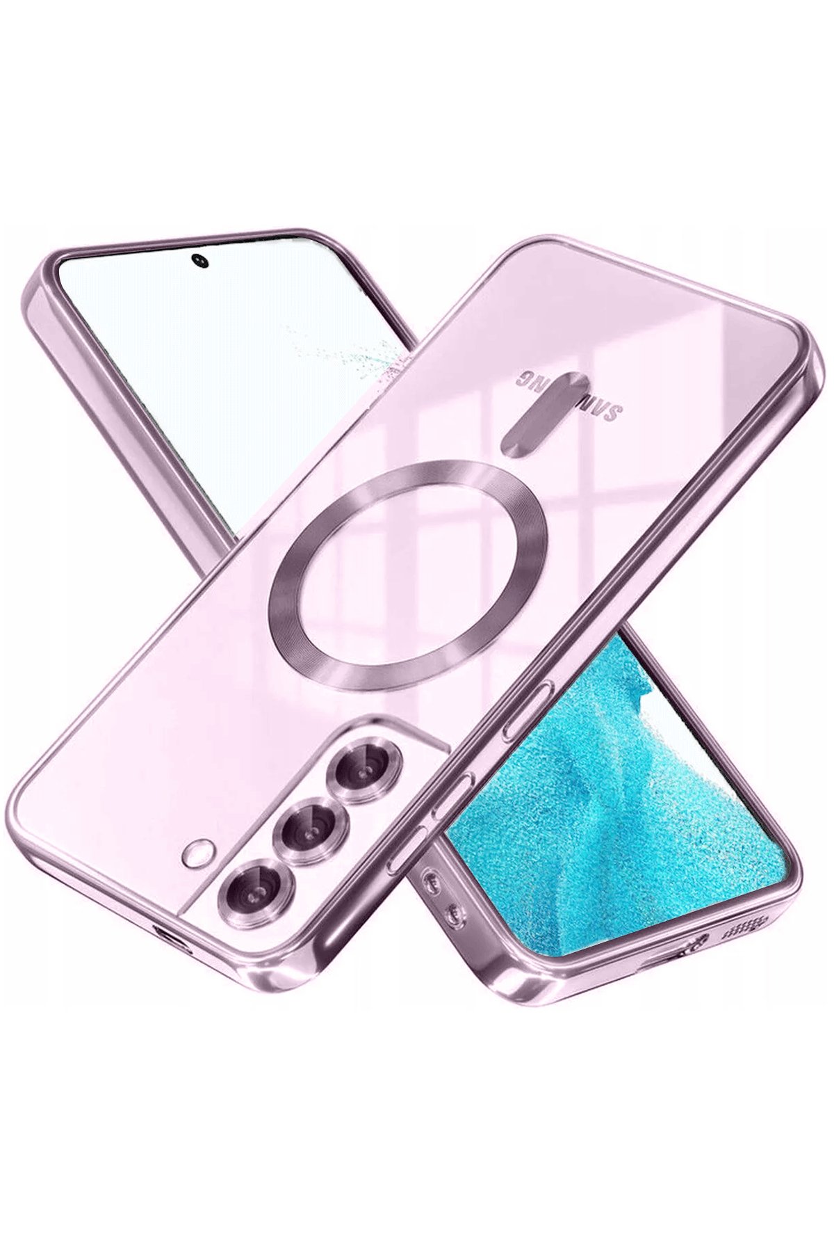  Samsung Galaxy S22 Kılıf Kross Magneticsafe Kapak - Mor