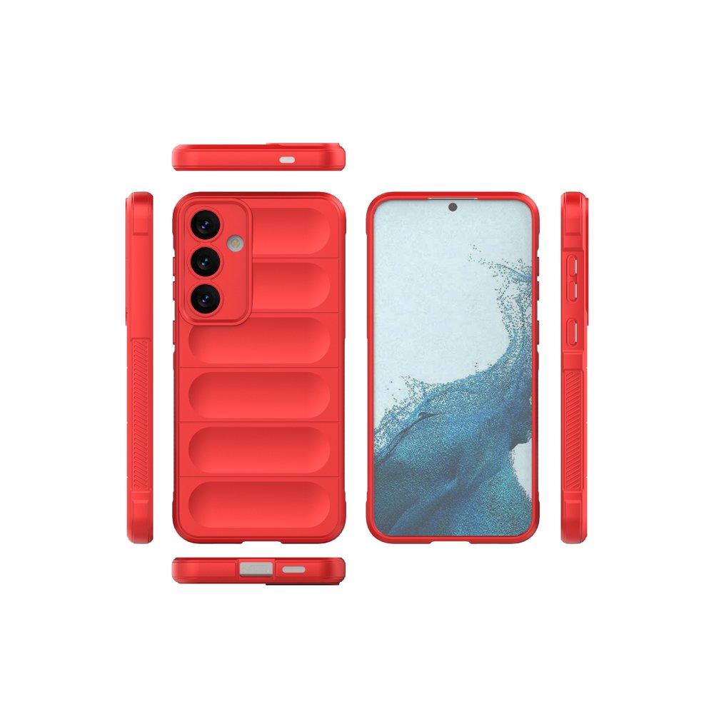  Samsung Galaxy S24 Kılıf Optimum Silikon - Kırmızı