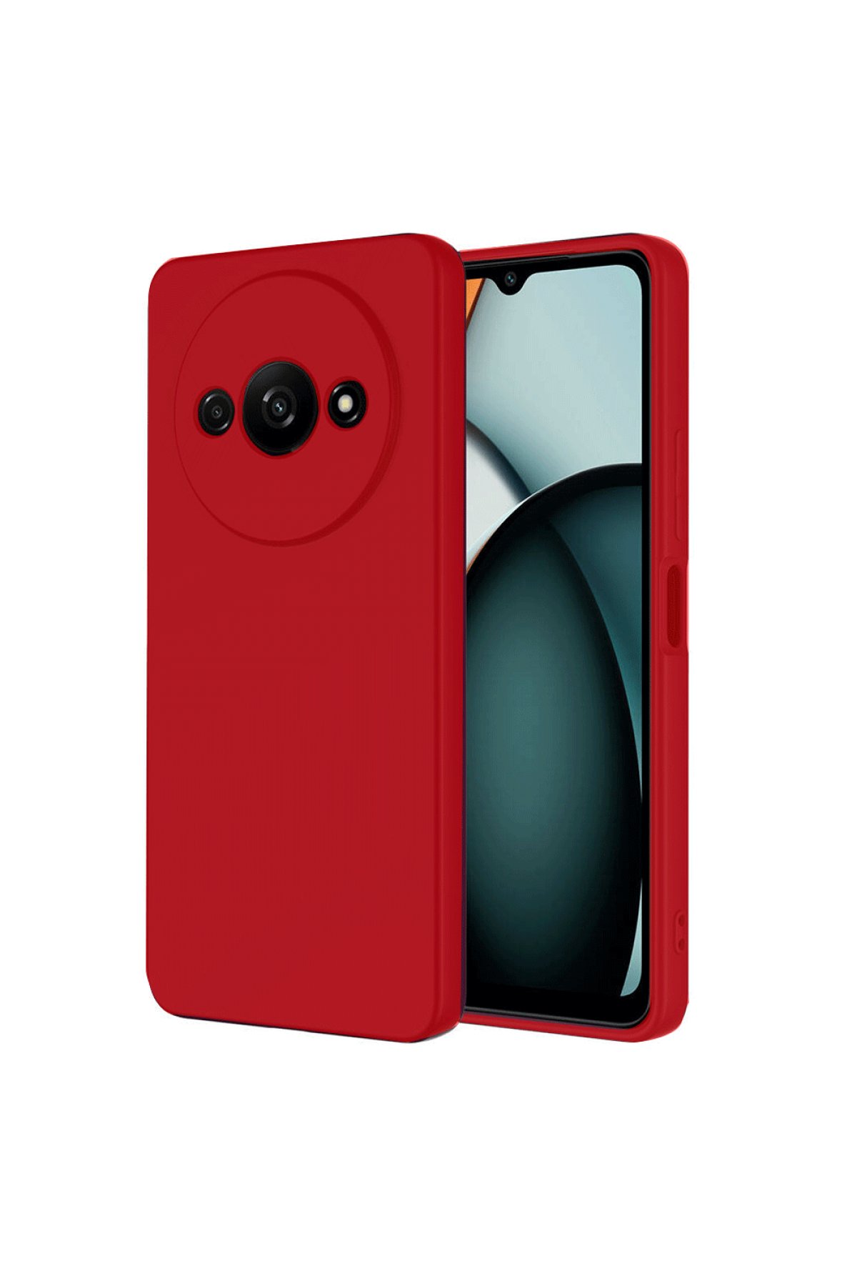 Realme C61 Kılıf First Silikon - Kırmızı Realme C61 Kılıf First Silikon - Kırmızı