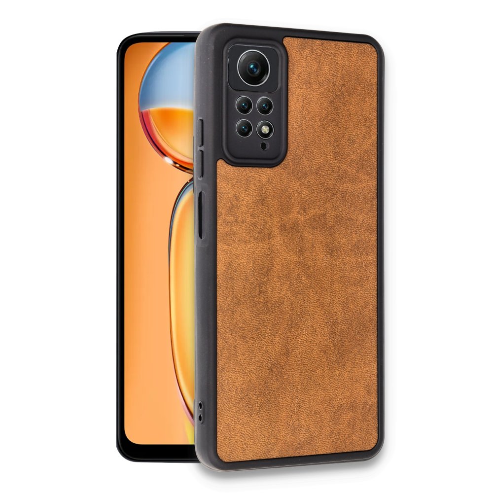 Redmi Note 12 Pro 4G Kılıf Aras Deri Kapak - Taba Redmi Note 12 Pro 4G Kılıf Aras Deri Kapak - Taba