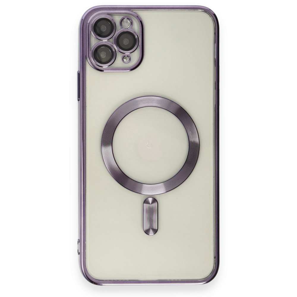  iPhone 11 Pro Kılıf Kross Magneticsafe Kapak - Mor