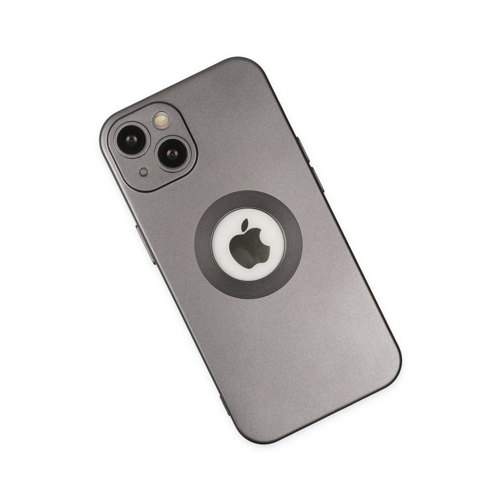  iPhone 14 Plus Kılıf Vamos Lens Silikon - Gri