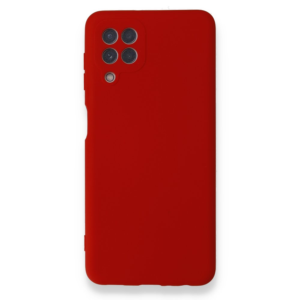  Samsung Galaxy M32 Kılıf Nano içi Kadife Silikon - Kırmızı