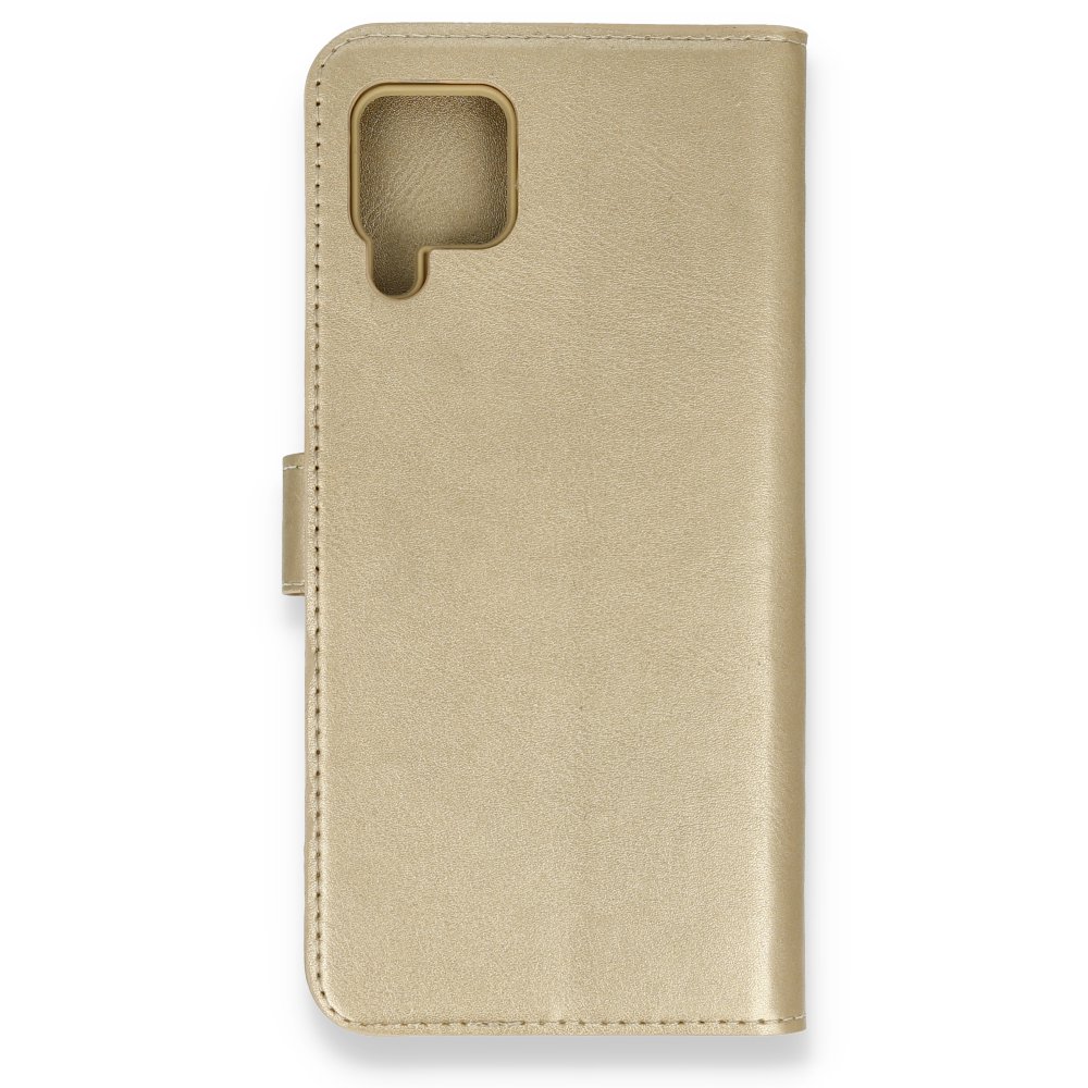 Huawei P40 Lite Kılıf Trend S Plus Kapaklı Kılıf - Gold  Huawei P40 Lite Kılıf Trend S Plus Kapaklı Kılıf - Gold