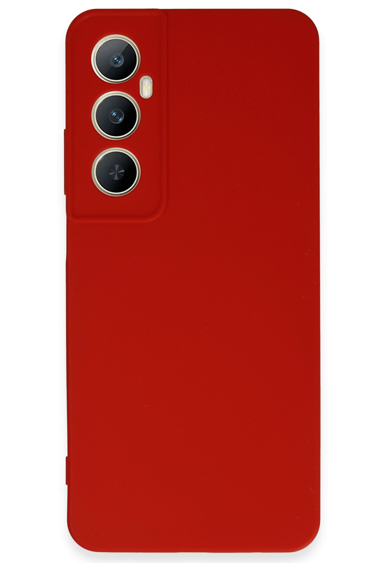 Realme C65 Kılıf First Silikon - Kırmızı  Realme C65 Kılıf First Silikon - Kırmızı