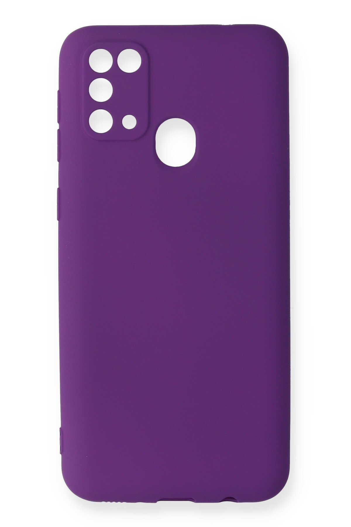  Samsung Galaxy M31 Kılıf First Silikon - Mor