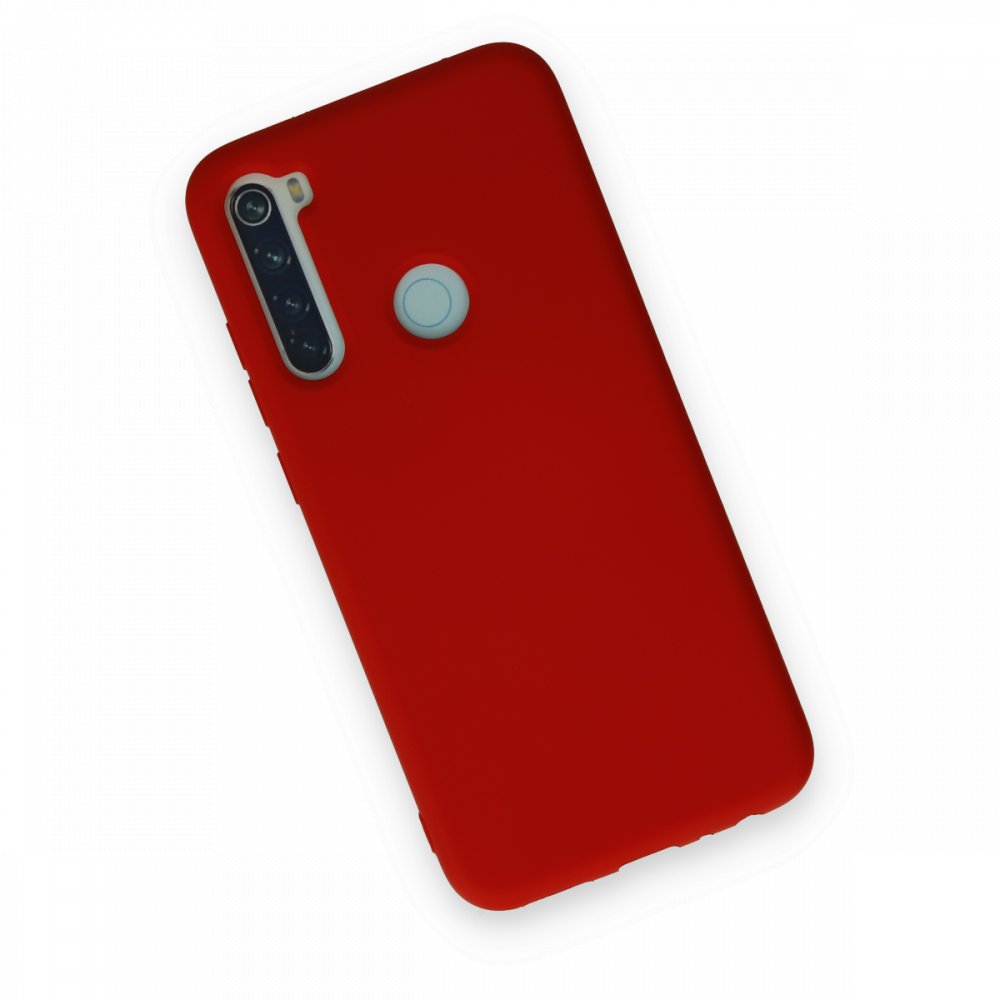 Redmi Note 8 Kılıf Nano içi Kadife Silikon - Kırmızı Redmi Note 8 Kılıf Nano içi Kadife Silikon - Kırmızı