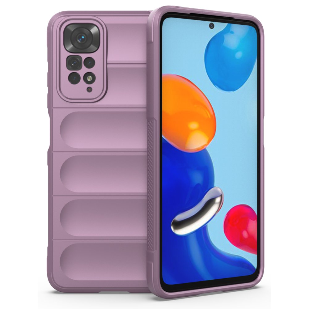 Redmi Note 11S Kılıf Optimum Silikon - Mor Redmi Note 11S Kılıf Optimum Silikon - Mor