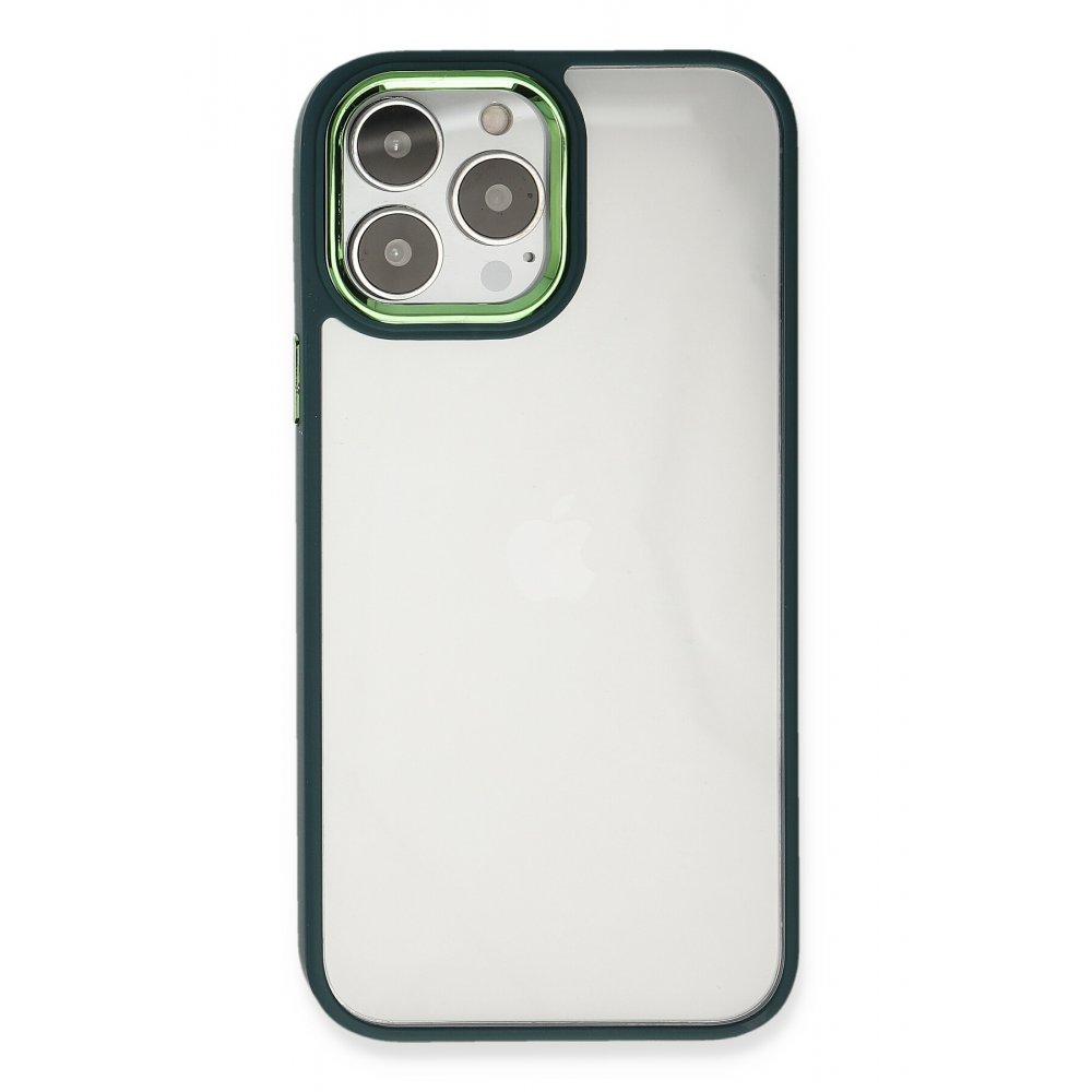 iPhone 13 Pro Max Kılıf Dora Kapak - Haki Yeşil iPhone 13 Pro Max Kılıf Dora Kapak - Haki Yeşil