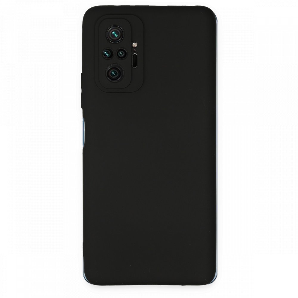 Redmi Note 10 Pro Kılıf First Silikon - Siyah