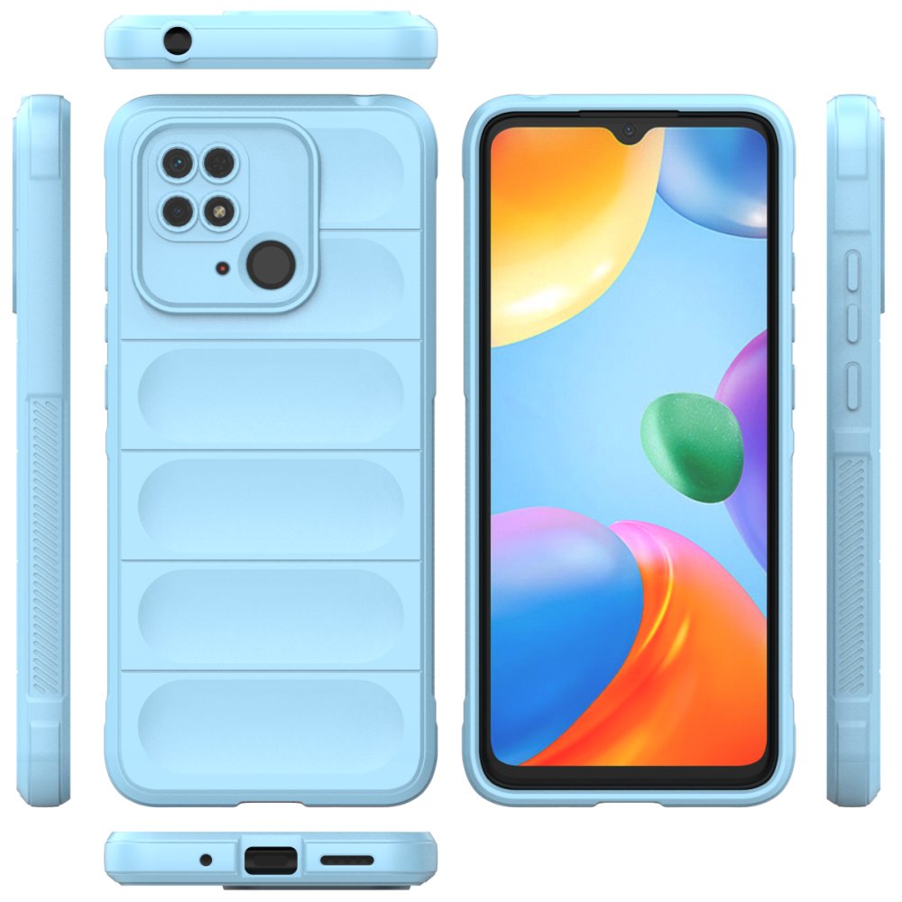 Xiaomi Poco C40 Kılıf Optimum Silikon - Sky Blue Xiaomi Poco C40 Kılıf Optimum Silikon - Sky Blue