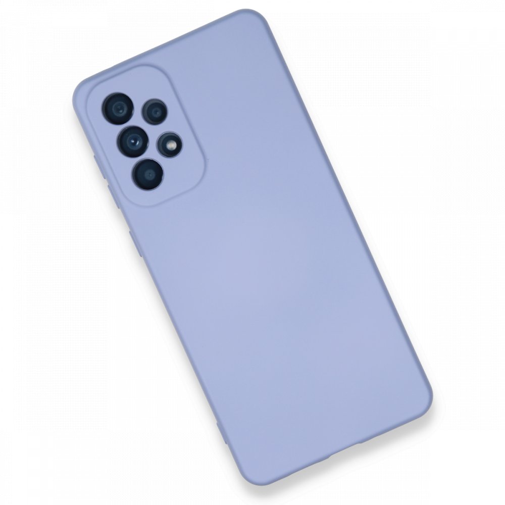  Samsung Galaxy A33 5G Kılıf Nano içi Kadife Silikon - Lila