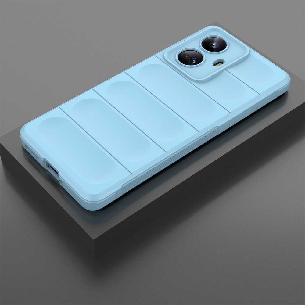 Realme 10 Pro 5G Kılıf Optimum Silikon - Sky Blue  Realme 10 Pro 5G Kılıf Optimum Silikon - Sky Blue