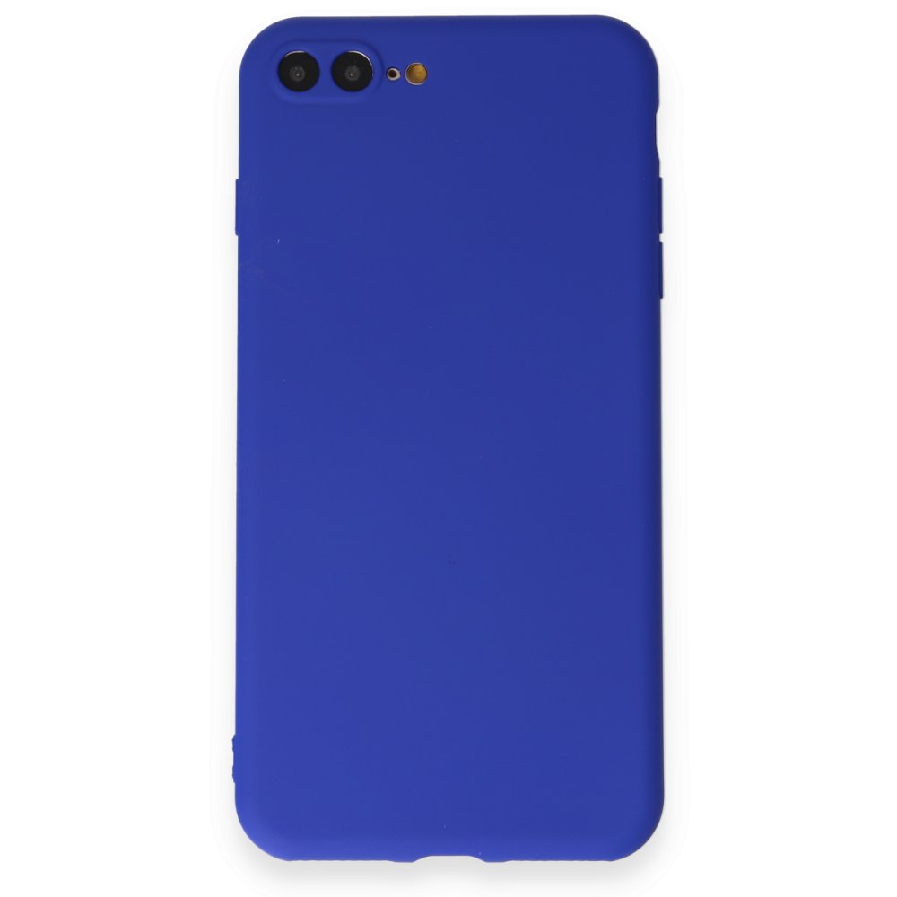  iPhone 8 Plus Kılıf First Silikon - Koyu Mavi