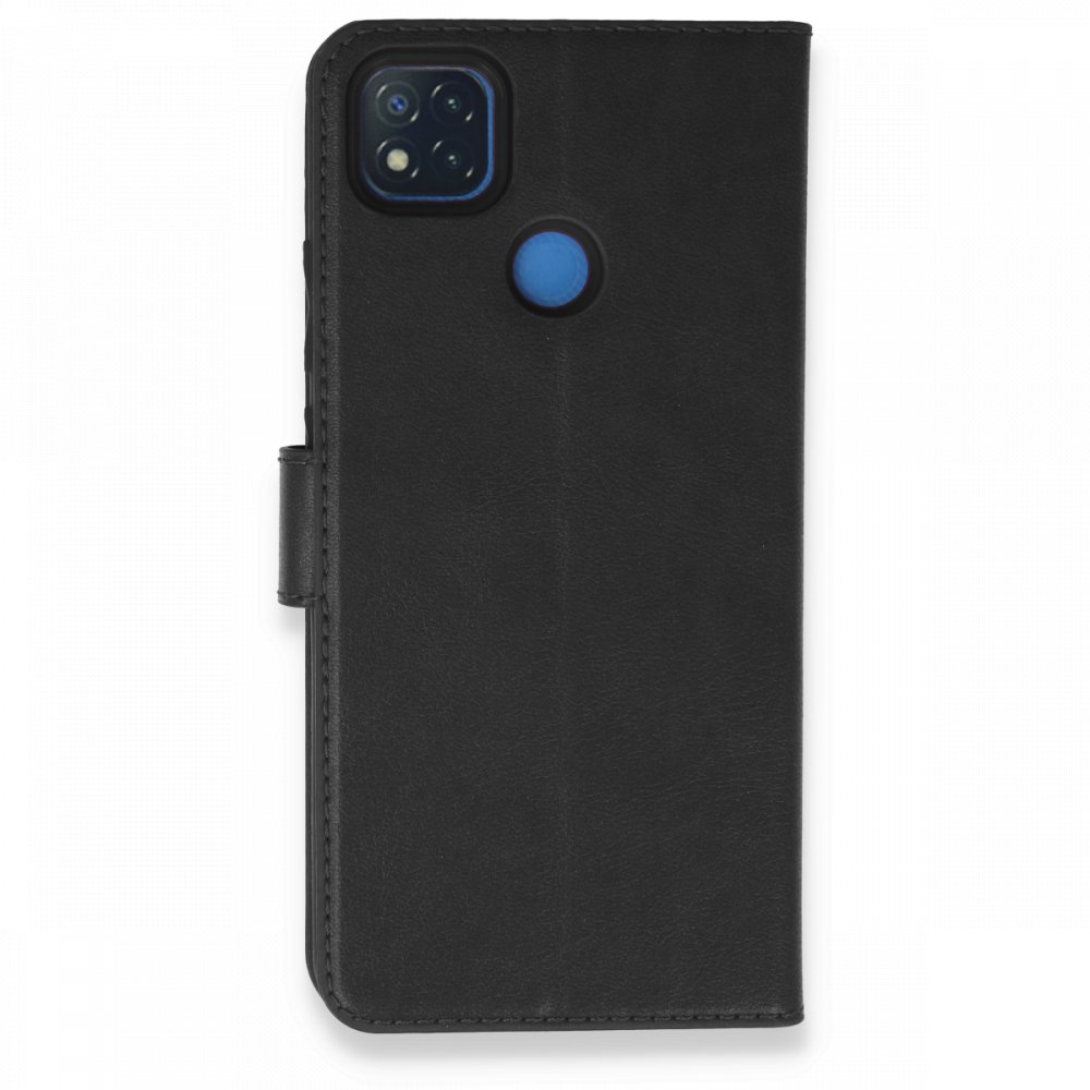 Redmi 9C Kılıf Trend S Plus Kapaklı Kılıf - Siyah