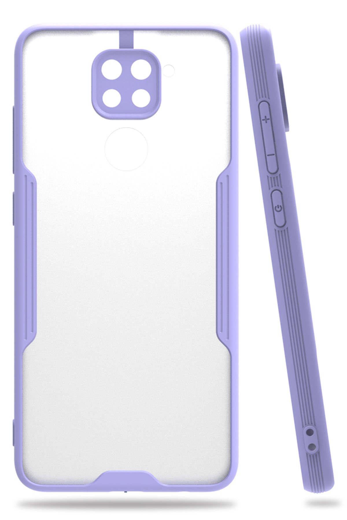 Redmi Note 9 Kılıf Platin Silikon - Lila